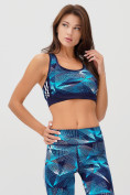 Купить Спортивный костюм для фитнеса женский голубого цвета 212903Gl, фото 6