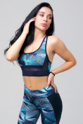 Купить Спортивный костюм для фитнеса женский голубого цвета 212904Gl, фото 10