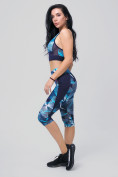 Купить Спортивный костюм для фитнеса женский голубого цвета 212904Gl, фото 5