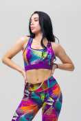 Купить Спортивный костюм для фитнеса женский фиолетового цвета 212906F, фото 8