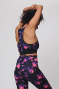 Купить Спортивный костюм для фитнеса женский темно-фиолетового цвета 212906TF, фото 11
