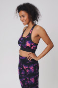 Купить Спортивный костюм для фитнеса женский темно-фиолетового цвета 212906TF, фото 13