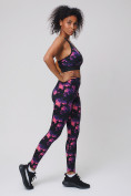 Купить Спортивный костюм для фитнеса женский темно-фиолетового цвета 212906TF, фото 6