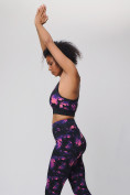 Купить Спортивный костюм для фитнеса женский темно-фиолетового цвета 212906TF, фото 10