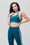 Купить Спортивный костюм для фитнеса женский бирюзового цвета 212908Br, фото 9