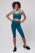 Купить Спортивный костюм для фитнеса женский бирюзового цвета 212908Br, фото 2