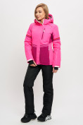 Купить Горнолыжная куртка MTFORCE женская розового цвета 2153R, фото 12