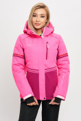 Купить Горнолыжная куртка MTFORCE женская розового цвета 2153R, фото 4