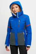 Купить Горнолыжная куртка MTFORCE женская синего цвета 2153S, фото 2
