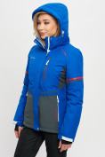 Купить Горнолыжная куртка MTFORCE женская синего цвета 2153S, фото 3