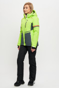 Купить Горнолыжная куртка MTFORCE женская салатового цвета 2153Sl, фото 11