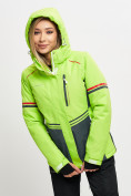 Купить Горнолыжная куртка MTFORCE женская салатового цвета 2153Sl, фото 3