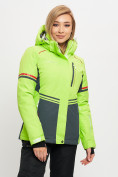 Купить Горнолыжная куртка MTFORCE женская салатового цвета 2153Sl, фото 4