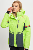 Купить Горнолыжная куртка MTFORCE женская салатового цвета 2153Sl, фото 6