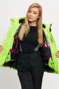 Купить Горнолыжная куртка MTFORCE женская салатового цвета 2153Sl, фото 9