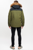 Купить Куртка зимняя MTFORCE мужская удлиненная с мехом цвета хаки 2155-1Kh, фото 6