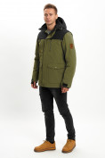 Купить Молодежная зимняя куртка мужская хаки цвета 2155Kh, фото 3