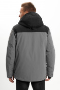 Купить Молодежная зимняя куртка мужская серого цвета 2155Sr, фото 7