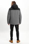 Купить Молодежная зимняя куртка мужская серого цвета 2155Sr, фото 4