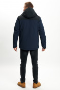 Купить Молодежная зимняя куртка мужская темно-синего цвета 2155TS, фото 4