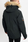 Купить Куртка зимняя мужская удлиненная с мехом хаки цвета 2159-1Ch, фото 9