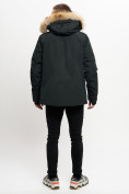 Купить Куртка зимняя мужская удлиненная с мехом хаки цвета 2159-1Ch, фото 11