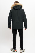 Купить Куртка зимняя мужская удлиненная с мехом хаки цвета 2159-1Ch, фото 4
