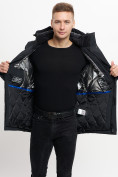 Купить Молодежная зимняя куртка мужская черного цвета 2159Ch, фото 11