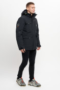 Купить Молодежная зимняя куртка мужская черного цвета 2159Ch, фото 3