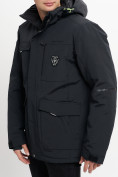 Купить Молодежная зимняя куртка мужская черного цвета 2159Ch, фото 9
