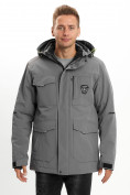 Купить Молодежная зимняя куртка мужская серого цвета 2159Sr, фото 3