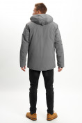 Купить Молодежная зимняя куртка мужская серого цвета 2159Sr, фото 6