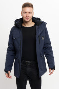 Купить Молодежная зимняя куртка мужская темно-синего цвета 2159TS, фото 15