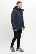 Купить Молодежная зимняя куртка мужская темно-синего цвета 2159TS, фото 2
