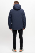 Купить Молодежная зимняя куртка мужская темно-синего цвета 2159TS, фото 7