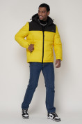 Купить Спортивная куртка MTFORCE мужская желтого цвета 2161J, фото 3