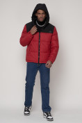 Купить Спортивная куртка MTFORCE мужская красного цвета 2161Kr, фото 5