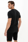 Купить Мужские футболки с принтом черного цвета 22013Ch, фото 3