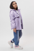 Купить Куртка демисезонная для девочки фиолетового цвета 22001F, фото 5