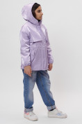 Купить Куртка демисезонная для девочки фиолетового цвета 22001F, фото 11