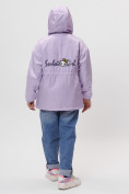 Купить Куртка демисезонная для девочки фиолетового цвета 22001F, фото 12