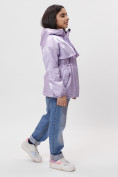 Купить Куртка демисезонная для девочки фиолетового цвета 22001F, фото 13
