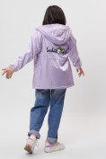 Купить Куртка демисезонная для девочки фиолетового цвета 22001F, фото 6