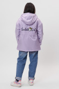 Купить Куртка демисезонная для девочки фиолетового цвета 22001F, фото 8