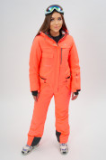 Купить Горнолыжный комбинезон женский MTFORCE оранжевого цвета 22002O, фото 9