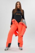 Купить Горнолыжный комбинезон женский MTFORCE оранжевого цвета 22002O, фото 10