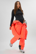 Купить Горнолыжный комбинезон женский MTFORCE оранжевого цвета 22002O, фото 11
