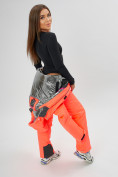 Купить Горнолыжный комбинезон женский MTFORCE оранжевого цвета 22002O, фото 12