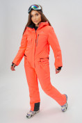 Купить Горнолыжный комбинезон женский MTFORCE оранжевого цвета 22002O, фото 3