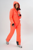 Купить Горнолыжный комбинезон женский MTFORCE оранжевого цвета 22002O, фото 6